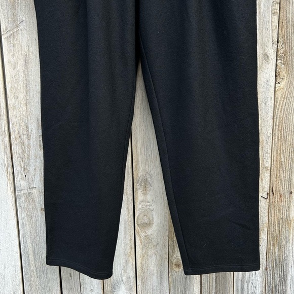 NWT Eileen Fisher Boiled Wool Jersey Carrot Pant Black M - Picture 11 of 16